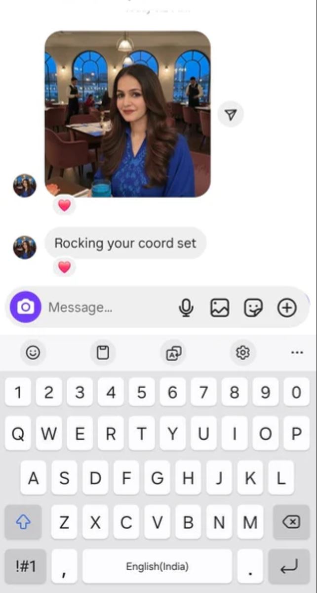 Blue Kaftan Co-Ord Set