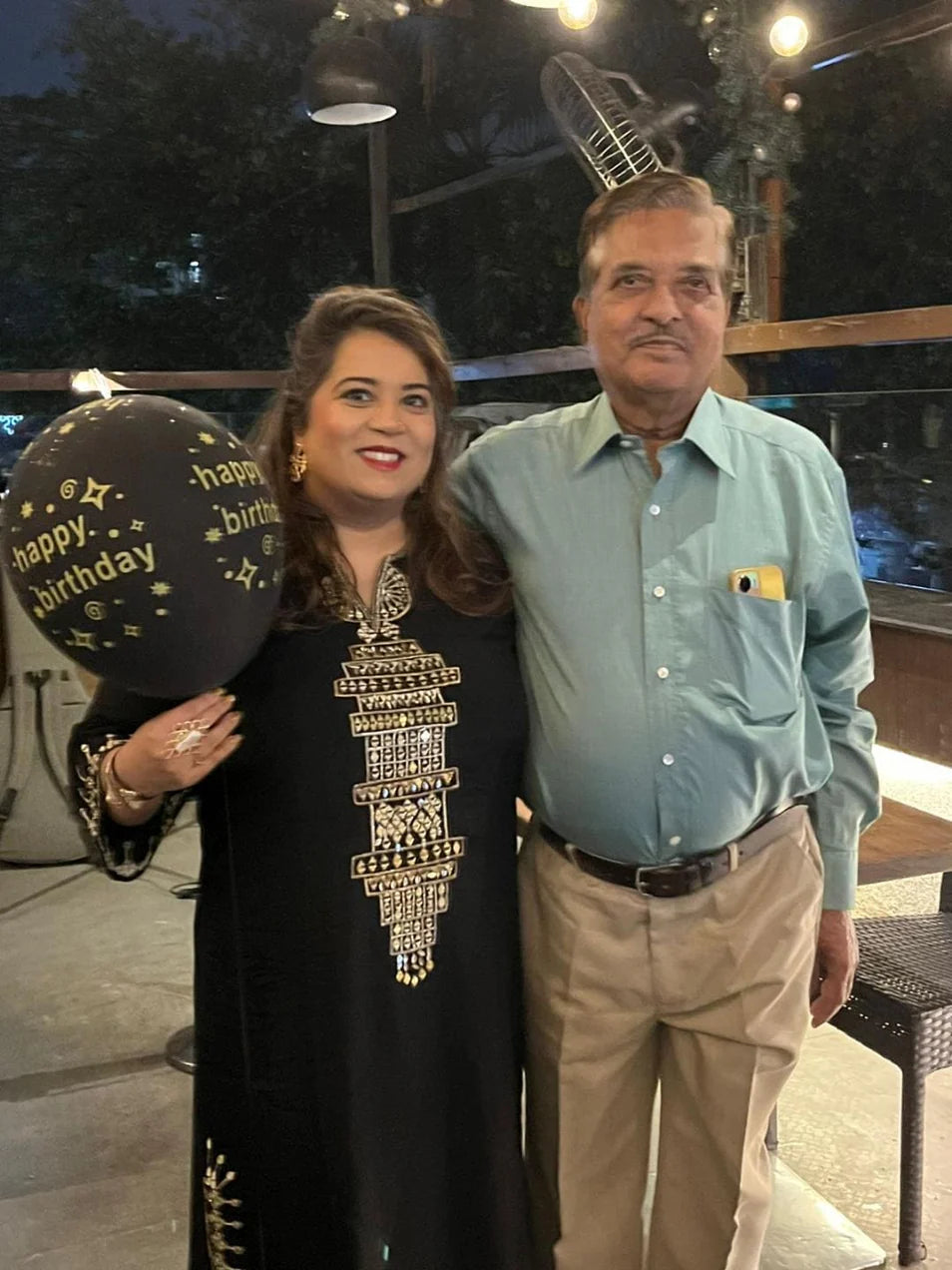 Luxury Black Party Kaftan