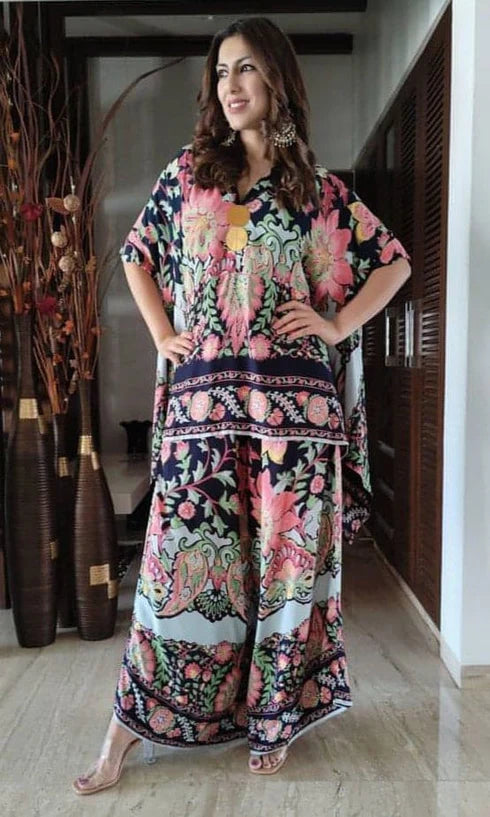 Luxury Navy Blue Co-Ord Set